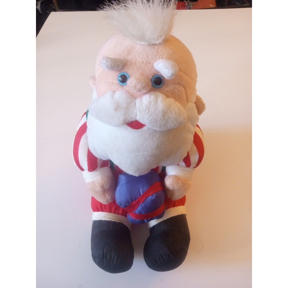 Vintage Santa Claus Stuffins Nylon Plush Puffy  Large